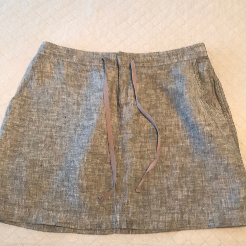 Max Studio linen skirt size M